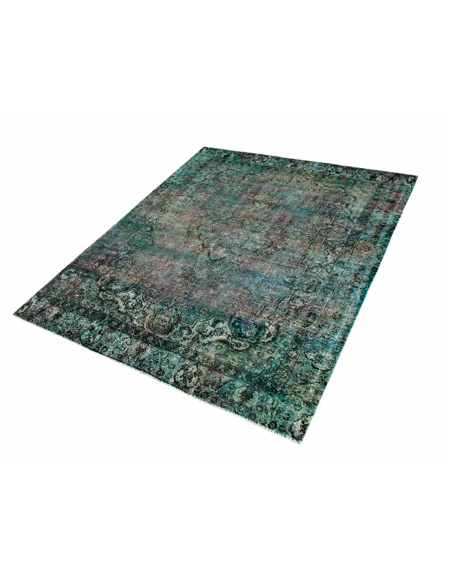 Tappeto vintage persiano  verde <br/>295 x 230 cm