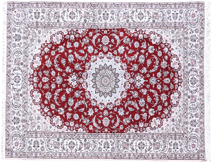 Rot Persien Nain Perserteppich  312 x 200 cm