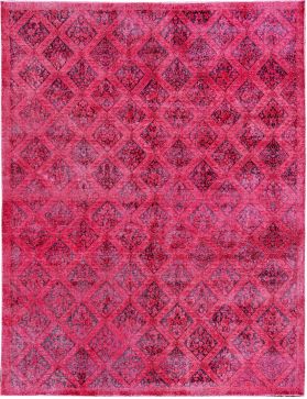 Persischer Vintage Teppich 285 x 210 rot