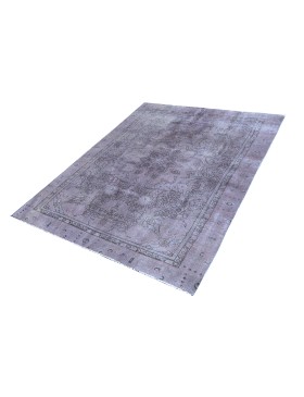 Lila Persien Vintage Matta  273 x 174 cm