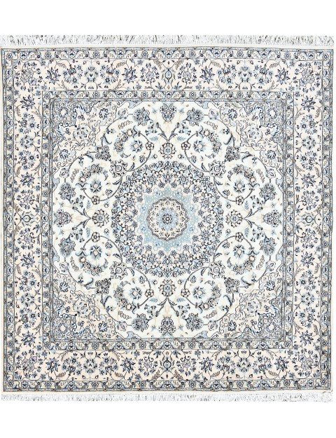 Beige  Persia Persian Nain Rug  258 x 245 cm