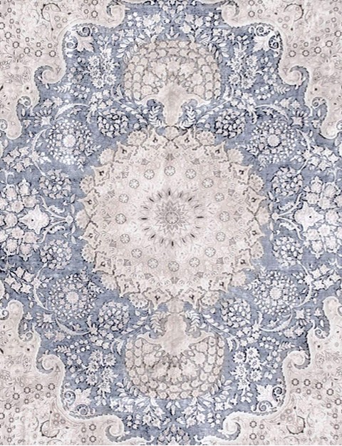 Blau Persien Retro Perserteppich  480 x 330 cm