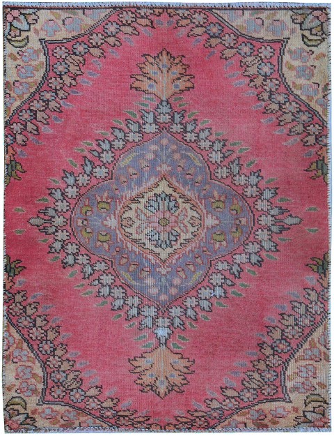 Rot Persien Retro Perserteppich  122 x 77 cm