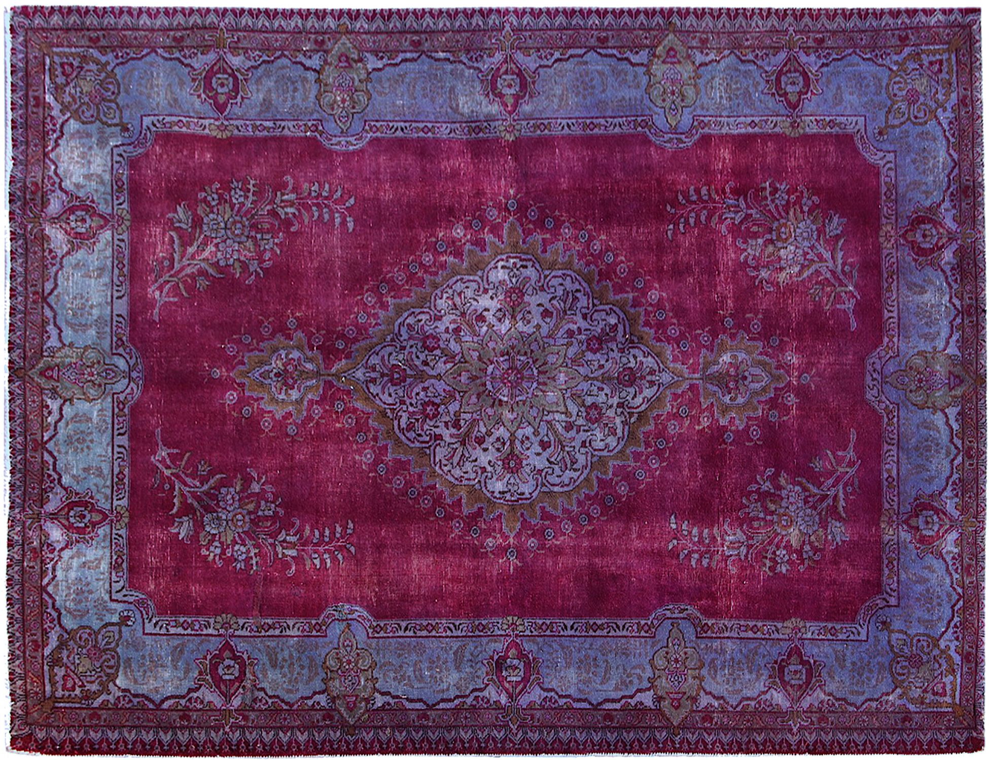 Perzisch Vintage Tapijt  turkooiz <br/>285 x 200 cm