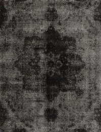 Schwarz Persien Vintage Teppich 367 x 263 cm - view 2