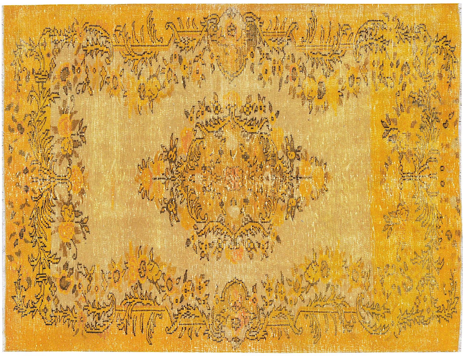 Tappeto Vintage  giallo <br/>260 x 180 cm