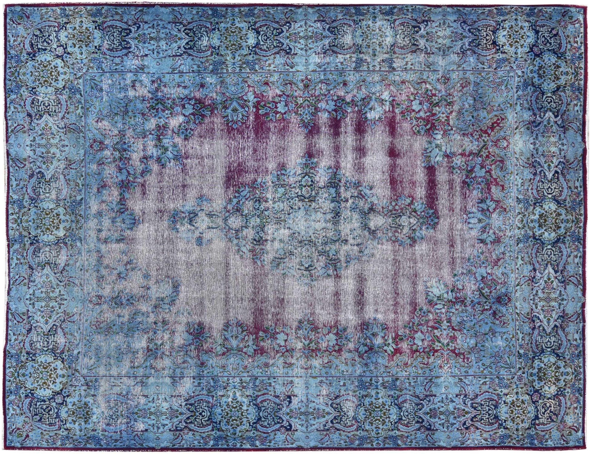 Vintage kerman  bleu <br/>409 x 300 cm