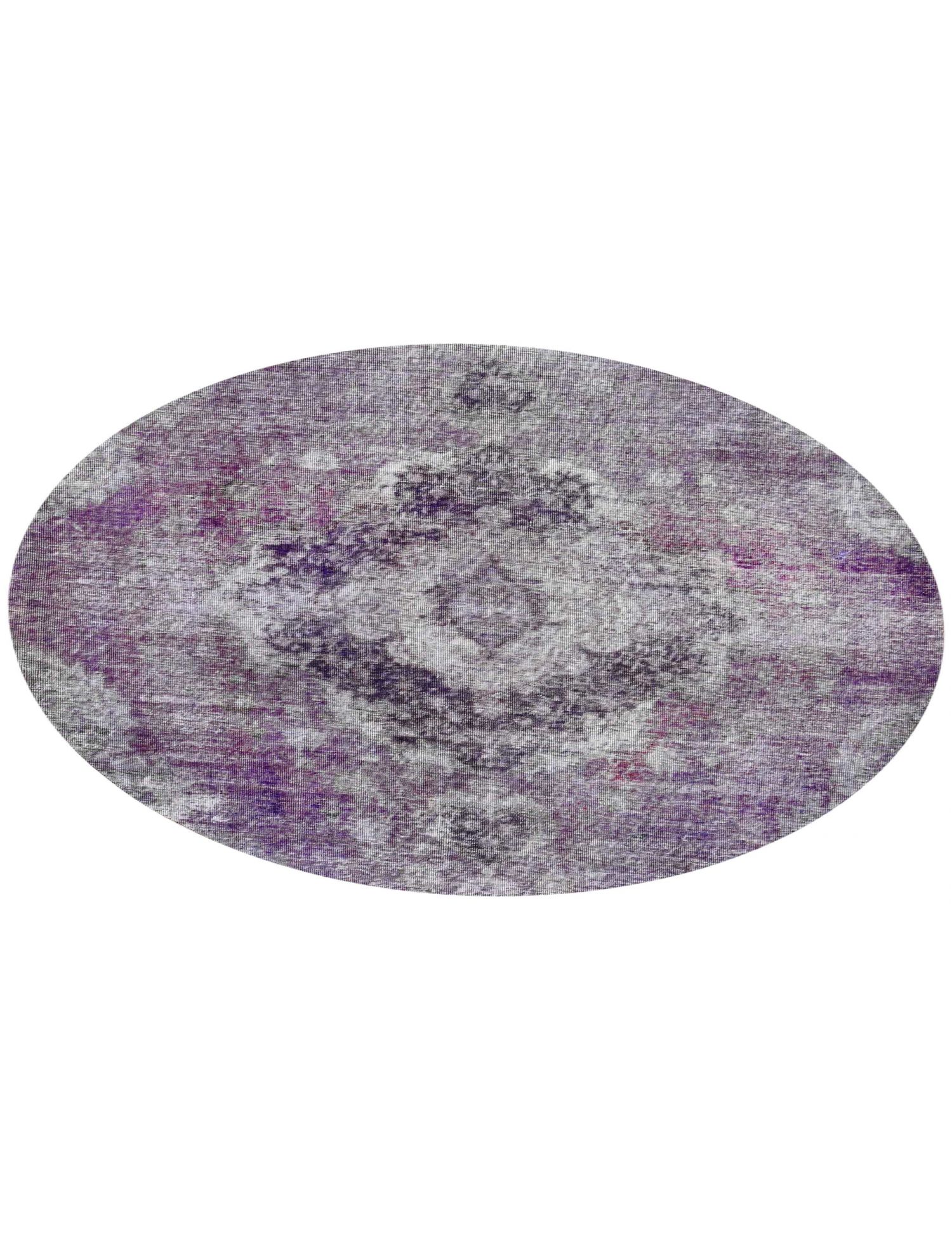 Rund  Vintage Teppich  lila <br/>204 x 204 cm