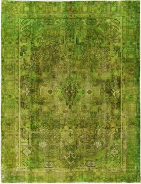 Tappeto vintage persiano 295 x 220 verde