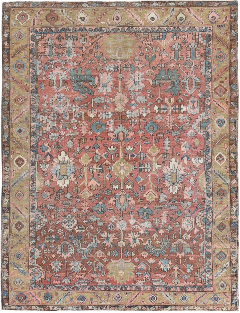 Beige Persien Perserteppich 335 x 260 cm