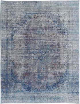 Alfombra persa vintage 345 x 257 azul