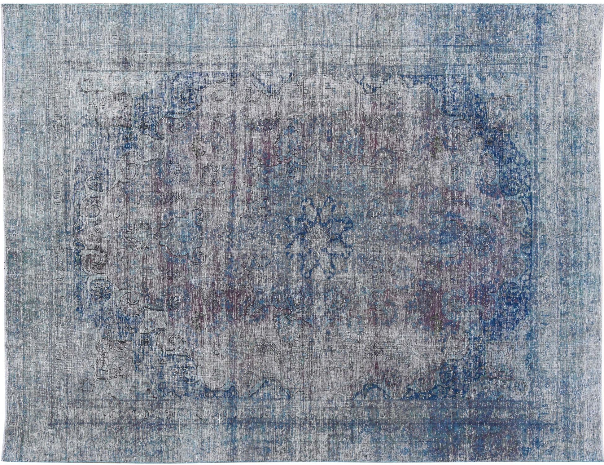 Tappeto vintage persiano  blu <br/>345 x 257 cm