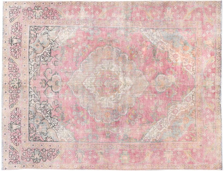 Beige Persien Retro Perserteppich  283 x 200 cm