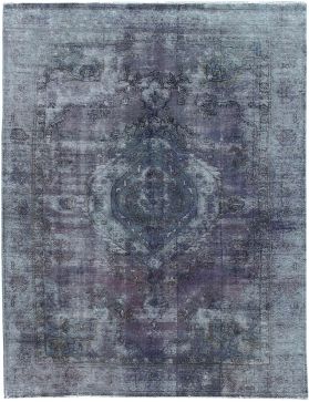 Tappeto vintage persiano 287 x 190 blu