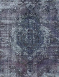 Blauw Perzië Perzisch Vintage Tapijt  287 x 190 cm