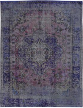 Persischer Vintage Teppich 290 x 195 lila