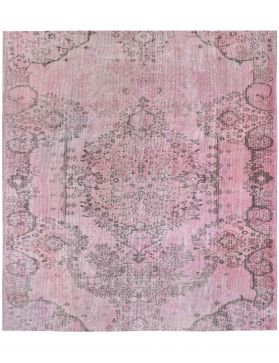  Vintage Tapis 177 X 177 rose