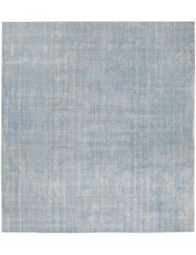 Quadrat Vintage Teppich  blau <br/>287 x 287 cm