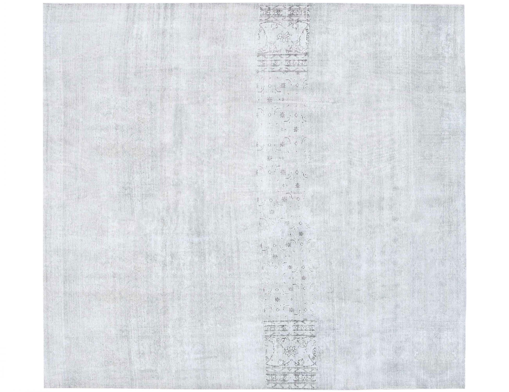Quadrat Vintage Teppich  grau <br/>292 x 292 cm