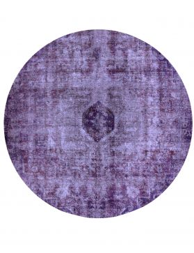 Tapis Persan vintage 275 x 275 violet