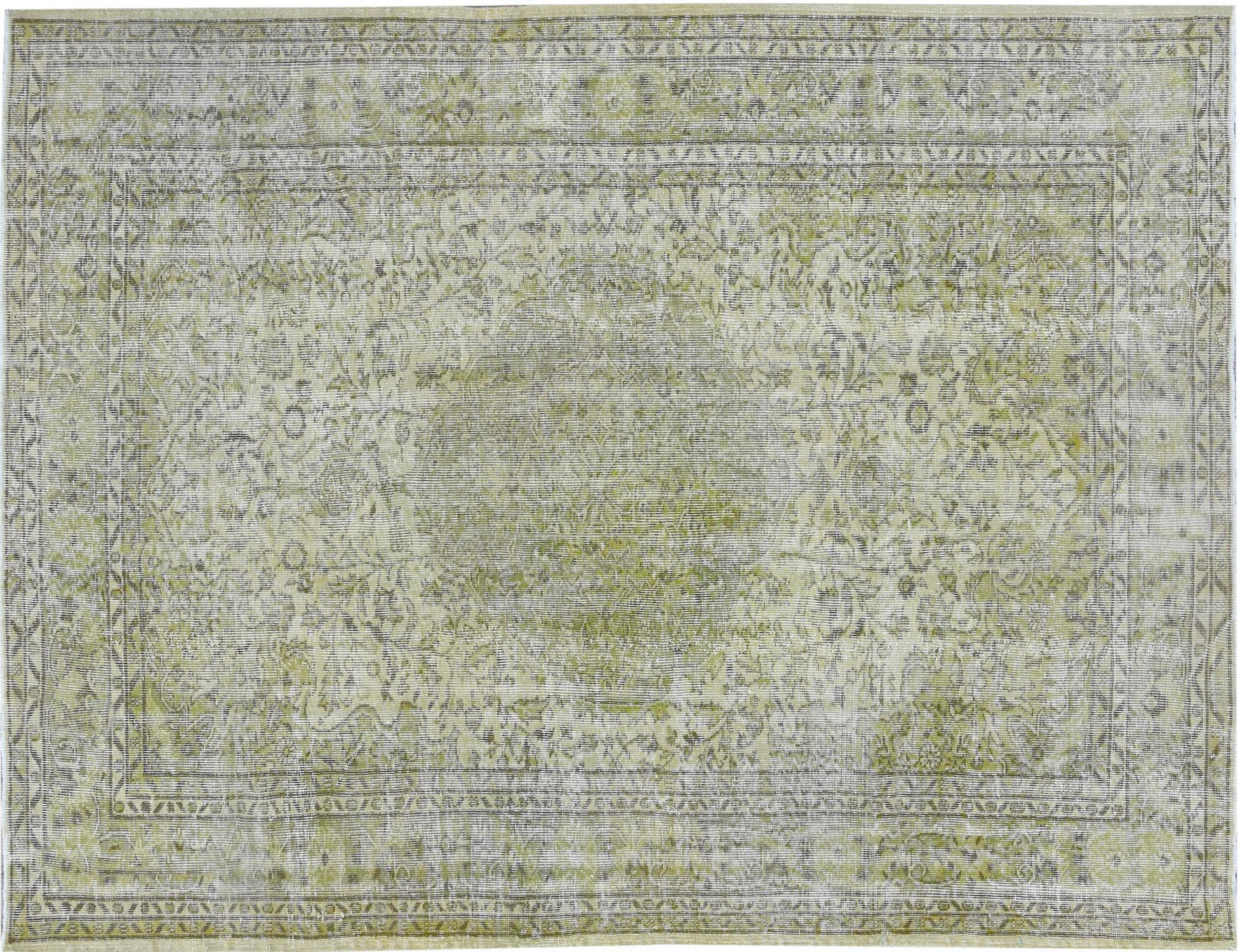 Alfombra vintage  verde <br/>263 x 194 cm