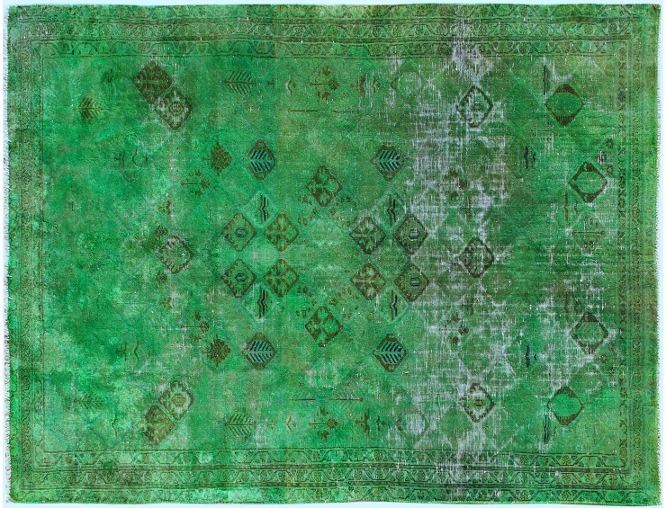 Green  Persia Persian Vintage Carpet  303 x 180 cm