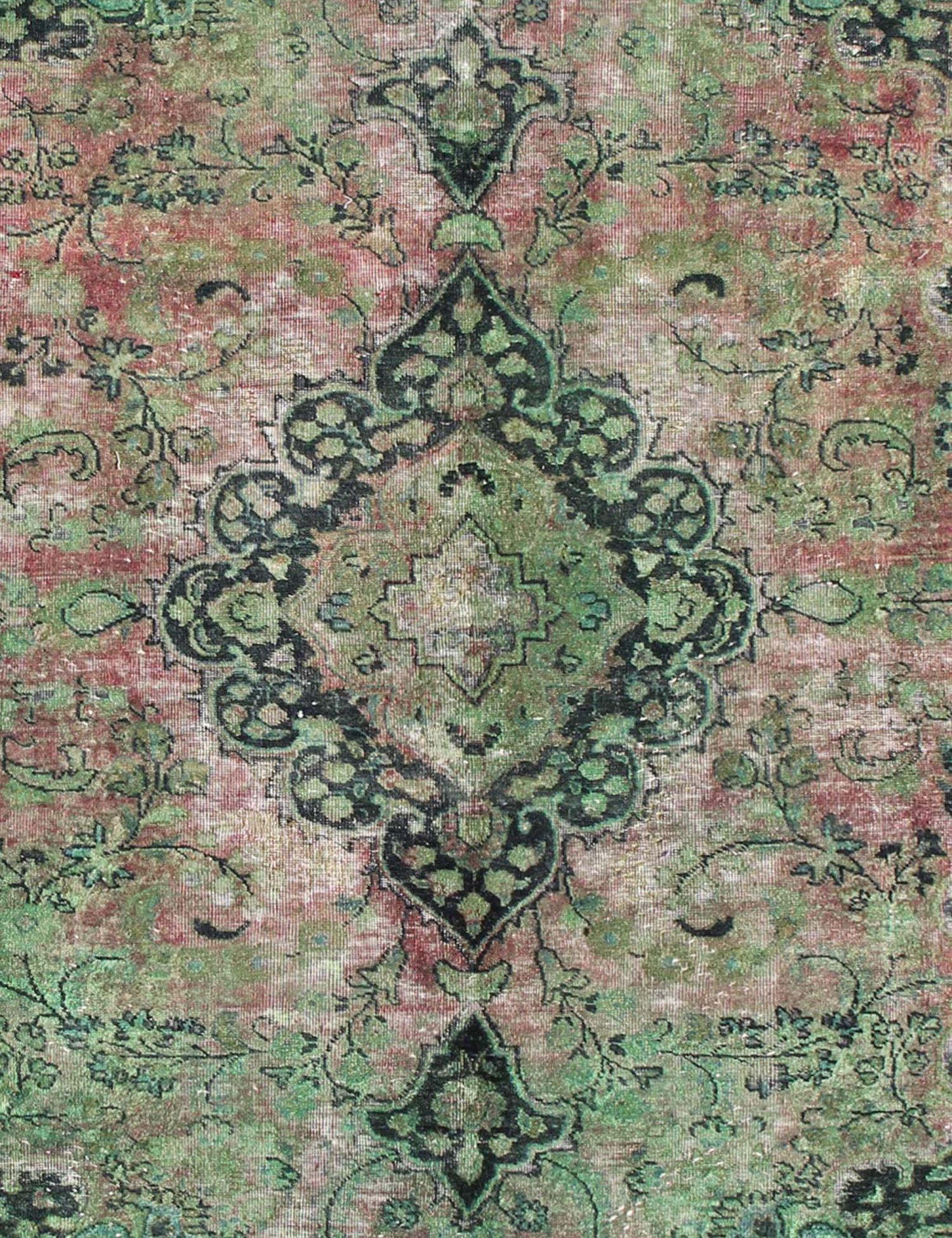 Tappeto vintage persiano  verde <br/>284 x 192 cm