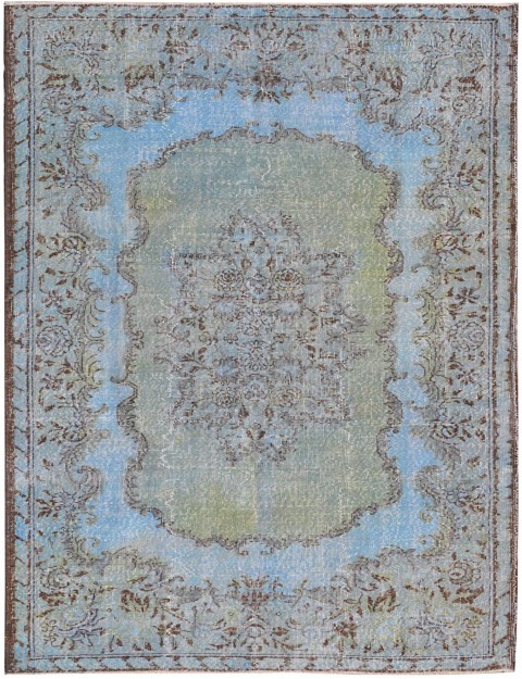 Blau Türkei Vintage Teppich  280 x 168 cm