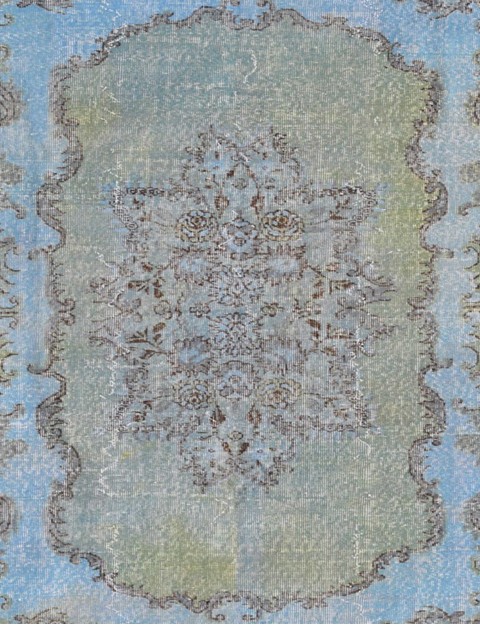 Blau Türkei Vintage Teppich  280 x 168 cm
