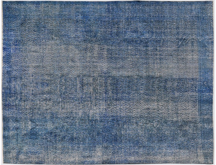 Blå Tyrkiet Vintage Tæppe 296 x 206 cm