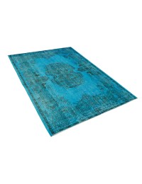 Azul Turquía Alfombra Vintage  290 x 184 cm