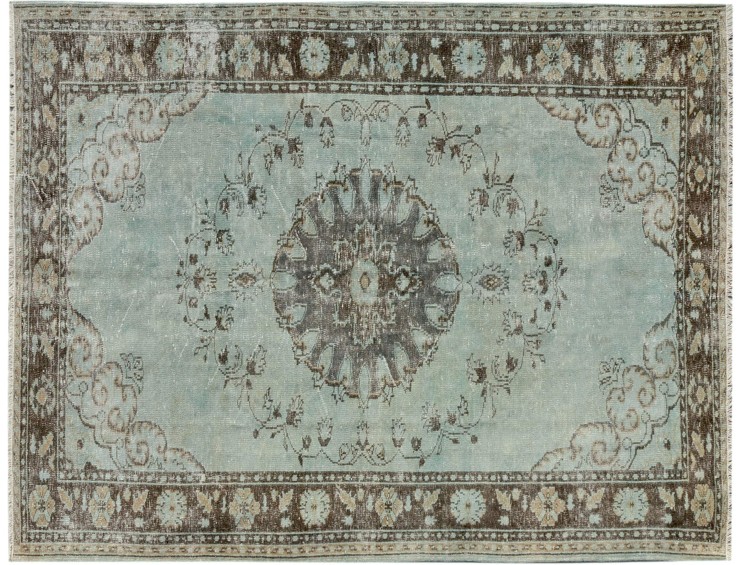 Blau Türkei Vintage Teppich  300 x 196 cm