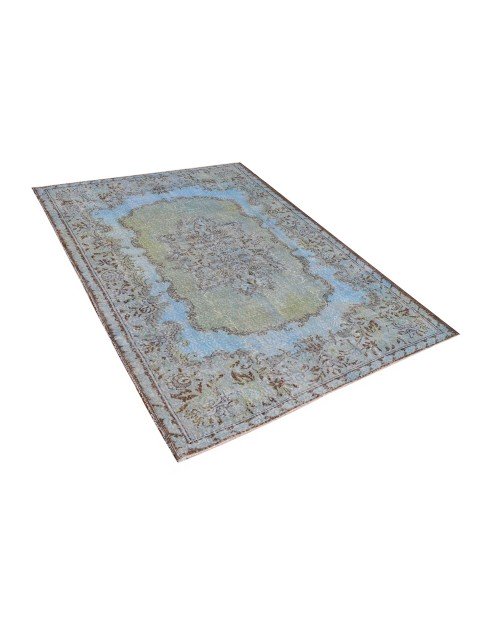 Blauw Turkije  Vintage Tapijt  280 x 168 cm