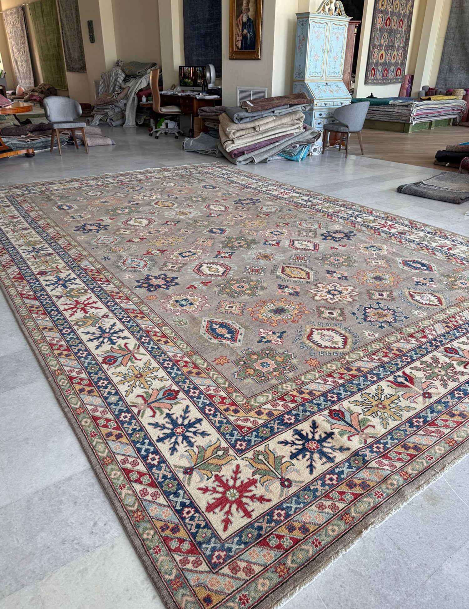 Kazak tæppe   535 x 349 cm