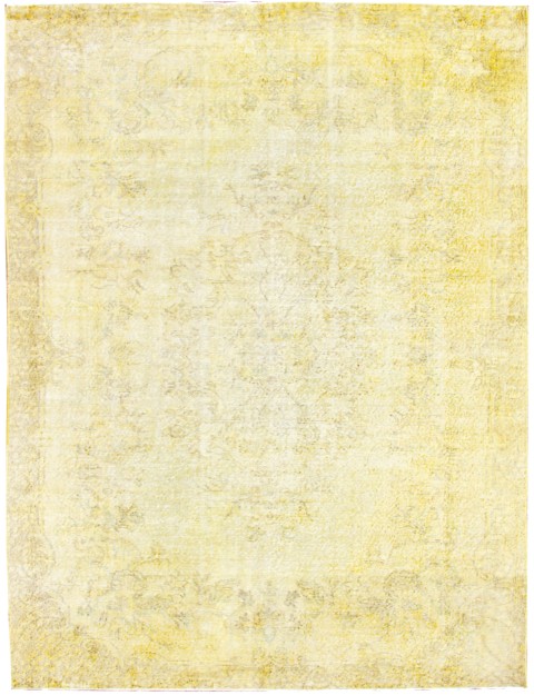 Gelb Türkei Persischer Vintage Teppich 333 x 192 cm