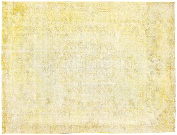 Gul Tyrkiet Persisk Vintagetæppe 333 x 192 cm