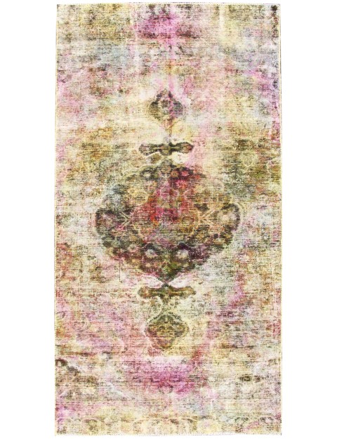 Mehrfarbig Persien Vintage Teppich 310 x 127 cm