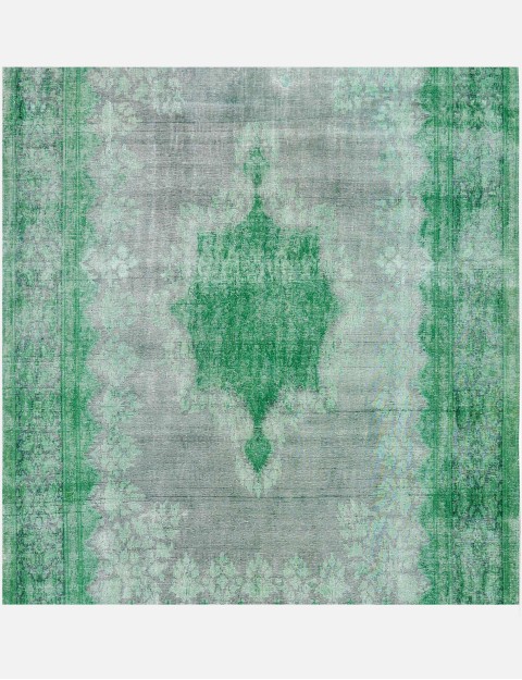 Grün Persien Persischer Vintage Teppich 228 x 280 cm