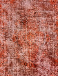 Orange Türkei Vintage Teppich  305 x 209 cm
