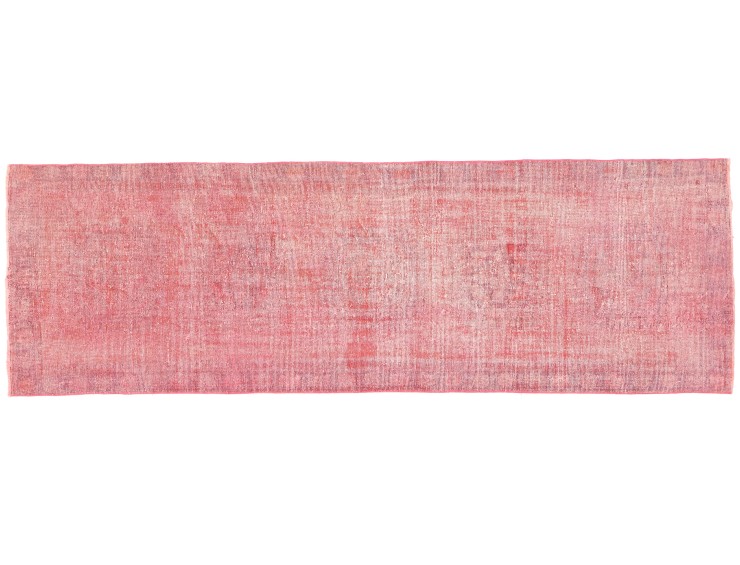 Rød Tyrkiet Persisk Vintagetæppe 360 x 120 cm