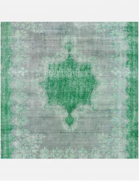 Tapis Persan vintage 228 x 228 vert