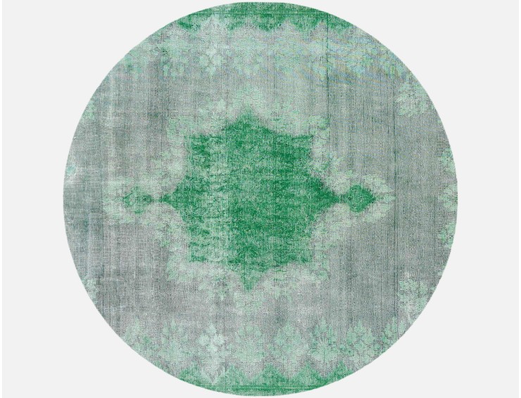 Vert Persan Tapis Persan vintage 228 x 228 cm