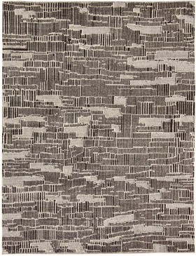 Svart India Pure Ull  295 x 205 cm