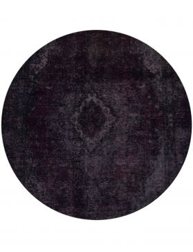 Tappeto Vintage 173 x 173 svart