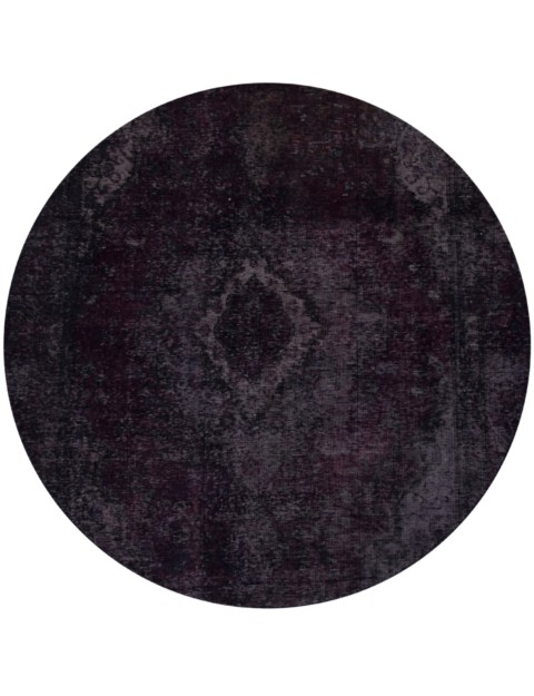 Schwarz Persien Vintage Teppich 173 x 173 cm