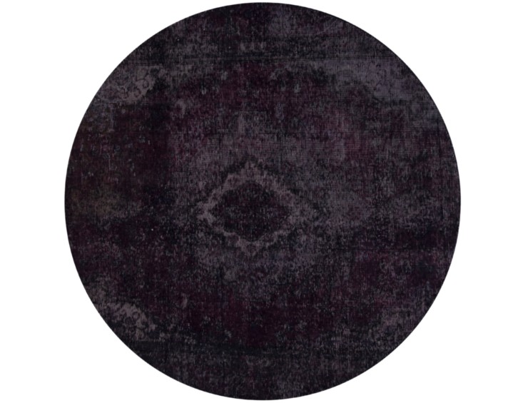 Svart persia Vintage teppe 173 x 173 cm