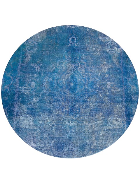 Blå Persien Persisk Vintagetæppe 264 x 264 cm