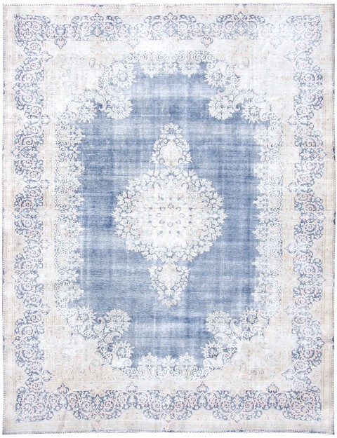 Blå Persien Persisk vintage matta  399 x 282 cm