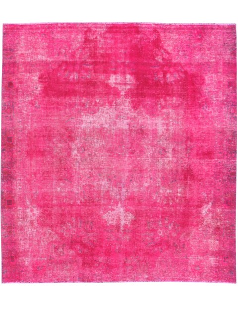 Rosa Persien Vintage Teppich  280 x 265 cm