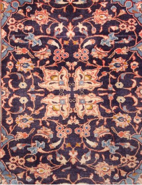 Blau Persien Farahan Teppich  133 x 90 cm